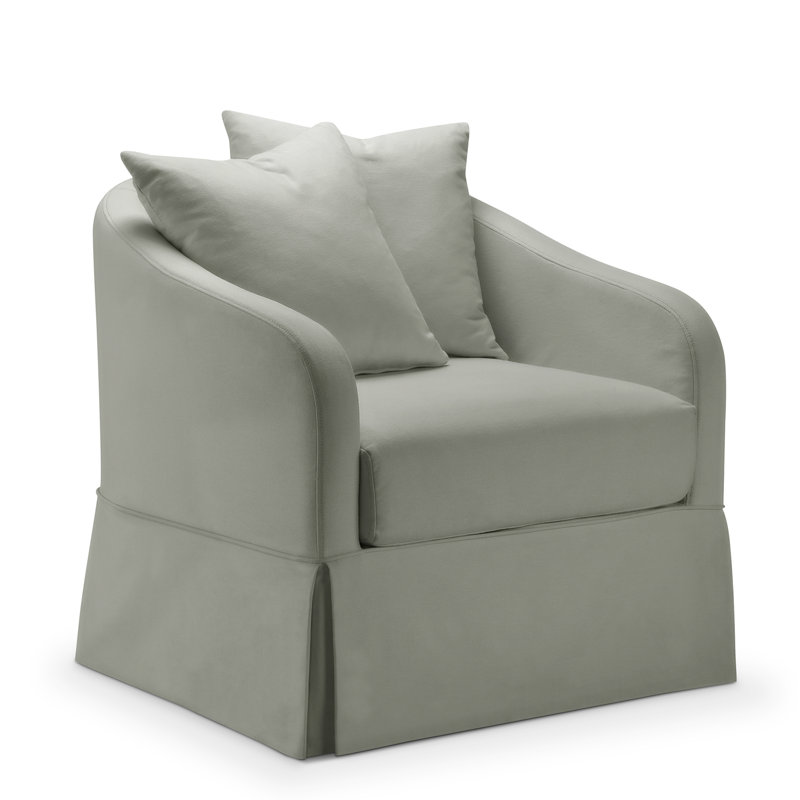 Darby Home Co Chaffin Swivel Barrel Chair & Reviews Wayfair